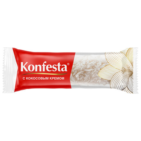 Конфеты глазированные KONFESTA ассорти (кокос, малина, манго-маракуйя), 1100 г