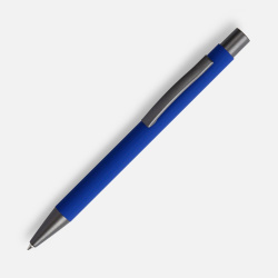 Ручка шариковая Atento Soft Touch, ярко-синяя, 13,5х0,9 см
