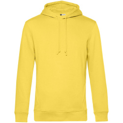 Толстовка с капюшоном унисекс BNC Inspire (Organic), желтая, XS–3XL
