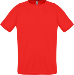 Футболка унисекс Sporty 140, красная, XXS–XXXL