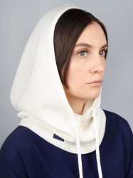 Капор-капюшон Zaliv, молочный, 29х51 см