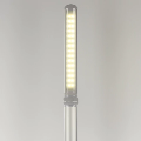 Настольная лампа / светильник SONNEN PH-3609, на подставке, LED, 9 Вт, металлический корпус, серый, 236688