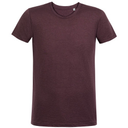 Футболка мужская Regent Fit 150, бордовый меланж, XS–XXL