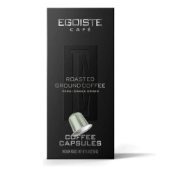 Кофе в капсулах EGOISTE "PERU" для кофемашин Nespresso, 10 порций, арабика 100%, ФРАНЦИЯ, EG05012002