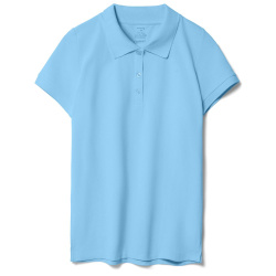 Рубашка поло женская Virma Lady, голубая, S–XXL