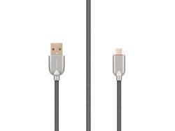 Кабель USB-A - USB-C «DIGITAL CB-05», QC/PD, 1 м, Цвет серый