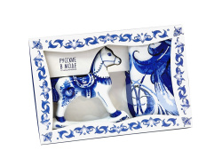 Подарочный набор «Гжель», Цвет синий