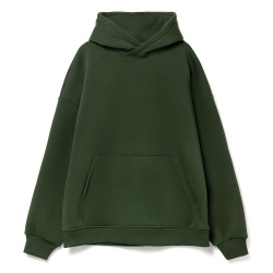 Худи Kulonga Oversize, темно-зеленое, XS–XXL