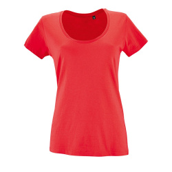 Футболка женская Metropolitan, розовая (коралловая), S–XXL