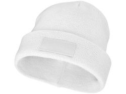 Шапка «Boreas» с нашивкой, Цвет белый