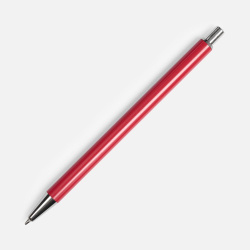 Ручка шариковая Slim Beam, красная, 14х0,9 см