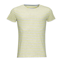 Футболка Miles Men серая с желтым, S–XXL