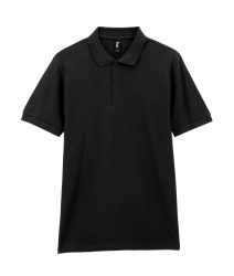 Футболка поло PREMIUM COTTON ADULT DOUBLE PIQUE, ЧЕРНЫЙ M