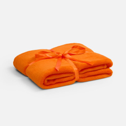 Плед Plush, оранжевый, 125x150 см