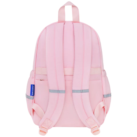 Рюкзак BRAUBERG PASTEL с термонашивками в комплекте, "Anime kitten", персиковый, 40х29х14 см, 272065