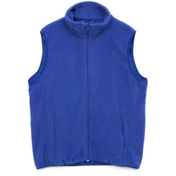 Жилет флисовый унисекс Nesse, синий, XS–XXL