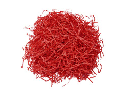 Бумажный наполнитель, 50 г, Размер 50 г, Цвет красный