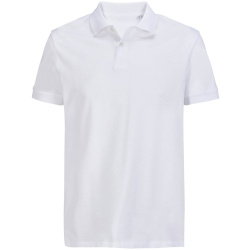 Рубашка поло унисекс Pacific, белая, S–5XL