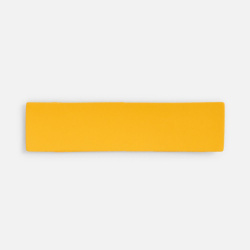 Лейбл Listra Soft Touch, S, желтый, 2х8 см