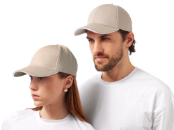 Бейсболка «Cancun», Цвет песочный, белый