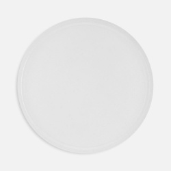 Лейбл из ПВХ Dzeta Round, L, прозрачный, 5х5,01х0,2 см
