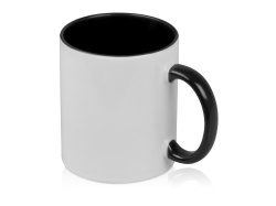Кружка «Sublime Color» для сублимации, Цвет белый/черный