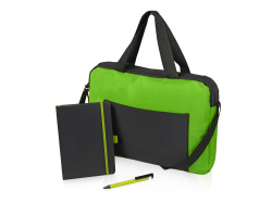 Подарочный набор «Conference», Цвет зеленый/черный