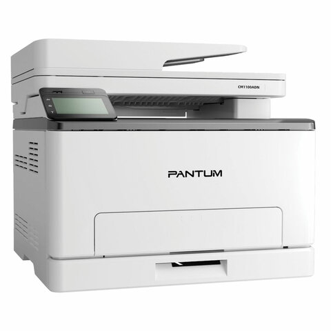 МФУ лазерное ЦВЕТНОЕ PANTUM CM1100ADN "3 в 1", А4, 18 стр./мин., 30000 стр./мес., ДУПЛЕКС, АПД, сетевая карта