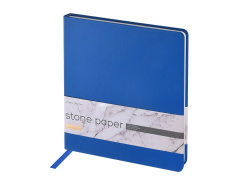 Еженедельник с каменной бумагой А5+ «Carrara», Цвет синий