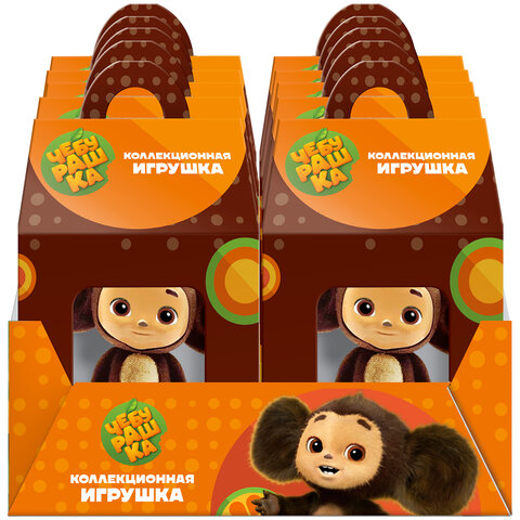 Игрушка пластиковая на подставке ЧЕБУРАШКА, 5 см, АССОРТИ, КФ, УТ59849