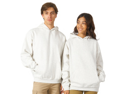 Толстовка с капюшоном оверсайз «Berlin» унисекс, Размер XL-2XL, Цвет белый меланж