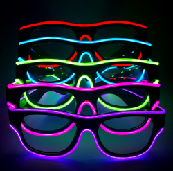 Очки для вечеринок с подсветкой PATYBOOM (три режима подсветки)