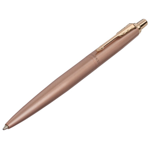 Ручка шариковая PARKER "Jotter XL Monochrome Pink Gold PGT", корпус "розовое золото", сталь, синяя, 2122755