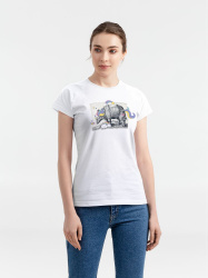 Футболка женская Big Dream, белая, S–XL