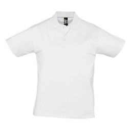 Рубашка поло мужская Prescott Men 170, белая, S–XXXL