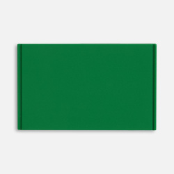 Лейбл из ПВХ Dzeta, XL, зеленый, 5х8х0,2 см