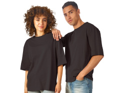 Футболка оверсайз «Liyon» унисекс, Размер XS-S, Цвет темно-серый