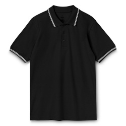 Рубашка поло Virma Stripes, черная, S-3XL