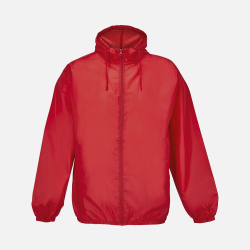 Ветровка унисекс Shield, красная, XS–XXL