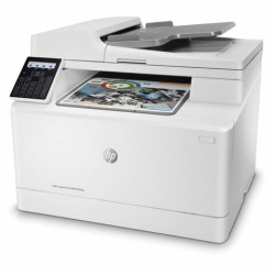 МФУ лазерное ЦВЕТНОЕ HP Color LaserJet M183fw "4 в 1", А4, 16 стр./мин., 30000 стр./месяц, АПД, Wi-Fi, сетевая карта, 7KW56A