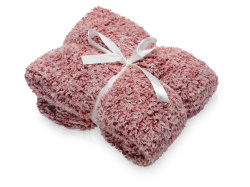 Плед флисовый «Ally», Цвет бордовый