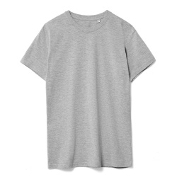 Футболка унисекс T-Bolka 160, серый меланж, XS-6XL