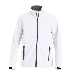 Куртка софтшелл мужская Trial, белая, S–3XL