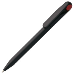 Ручка шариковая Prodir DS1 TMM Dot, черная с красным, 14х1,1 см