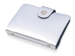 Визитница «Кэри», Цвет серебристый