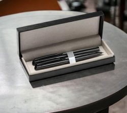 Набор из ручки-роллера и выдвижного карандаша REYDON / Набор из 2 письменных приборов в футляре