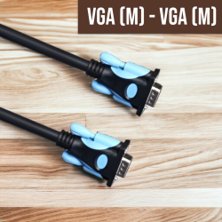 Кабель V306 VGA-VGA M/M 10м / Передача аналогового видео сигнала между устройствами, такими как мониторы, проекторы и компьютеры