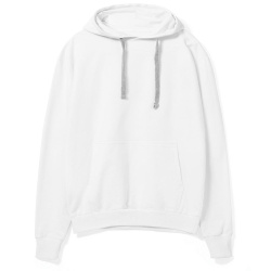 Толстовка с капюшоном Kirenga, белая (белоснежная), XS–5XL