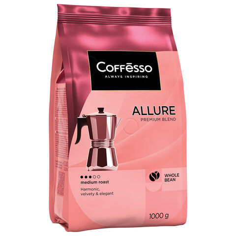 Кофе в зернах COFFESSO "Allure", 1 кг, 102487