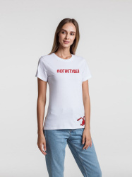 Футболка женская «Ногиотушей», белая, S–XL